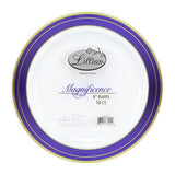 Premium Extra Heavy Weight Plastic Magnificence Dinnerware<br/>Size Options: 10.25inch Plate, 9inch Plate, 7.5inch Plate, 6.25inch Plate, 14oz Bowl, and 5oz Bowl